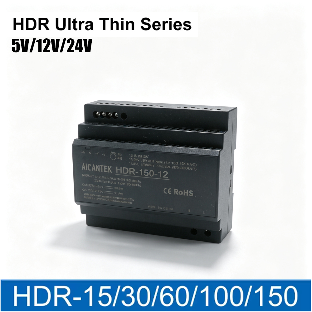 Smps Power Supply - HDR-15 DIN Rail Switching Power Supply
