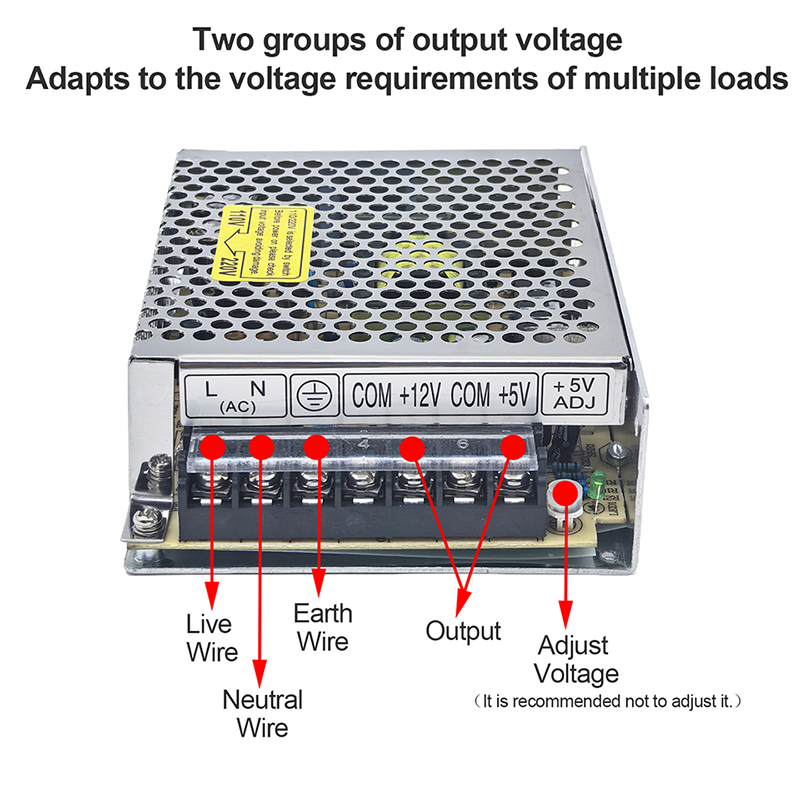 Dual 30 Watt 5V 12V Dual Outpu - Smps Power Supply recension och pris