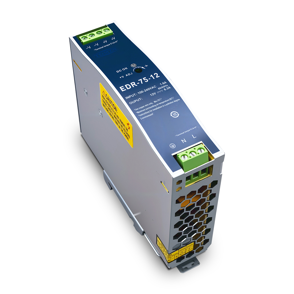 DIN RAIL EDR MDR 20W 60W 75W A - Smps Power Supply recension och pris