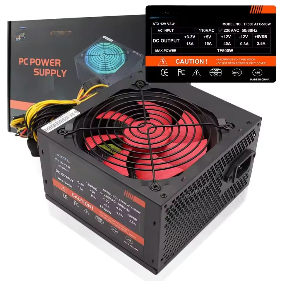 Computer Power Supply 500/600/ - Atx Power Supply recension och pris