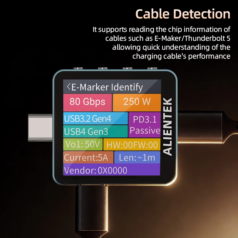 ALIENTEK C2 Color Screen Teste - Power Supply Tester recension och pris