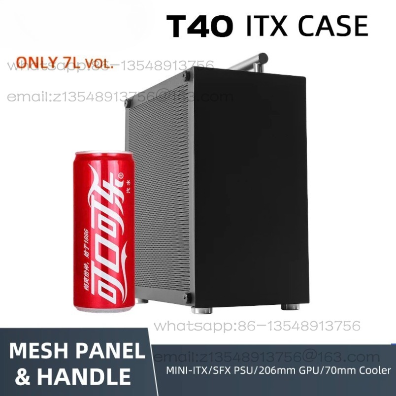 T40 Mini ITX Black Case 7L Gam - Psu Computer recension och pris
