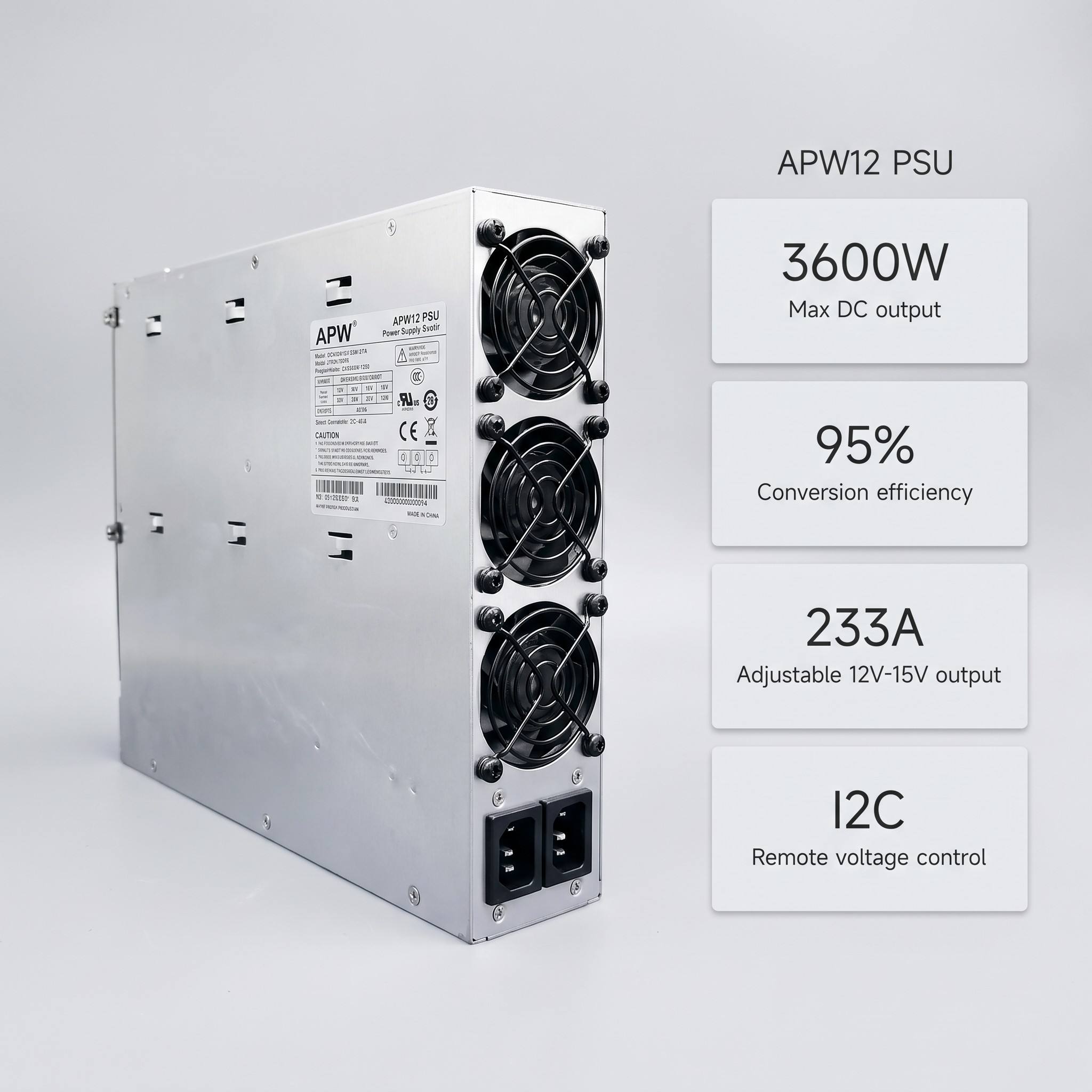S19K Pro L7 S19J Pro XP 141T A - Server Power Supply recension och pris